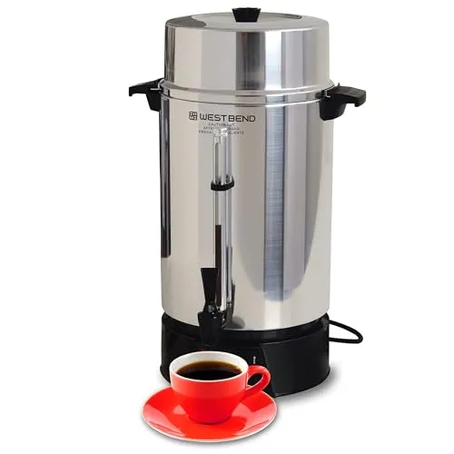 4. West Bend Aluminum Commercial Coffee Urn (100-cup)