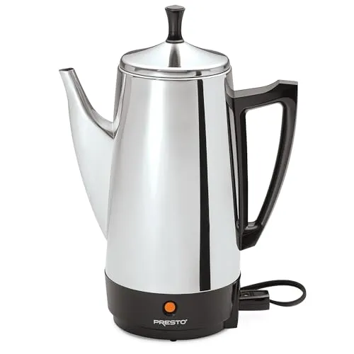 6. Presto Stainless-Steel Coffee Maker