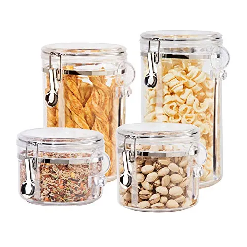 8. Oggi 4-Piece Acrylic Canister Set