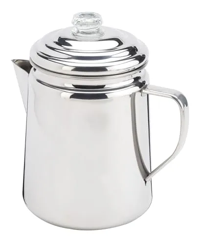 10. Coleman Stainless Steel Percolator