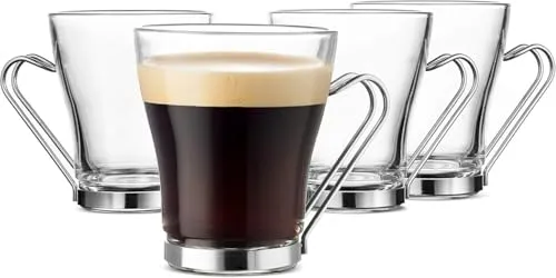 5. Bormioli Rocco Oslo Cappuccino Glass Cups