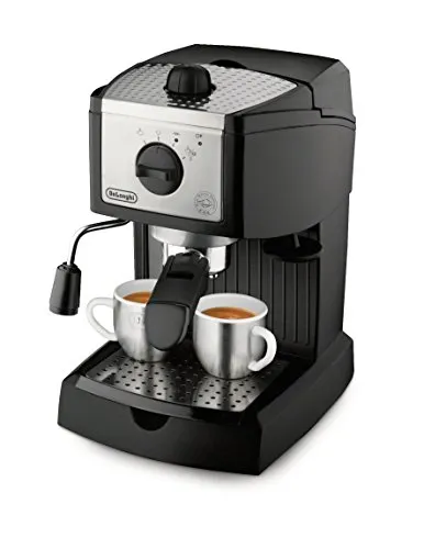 4. DeLonghi EC155 15 Bar Espresso and Cappuccino Machine
