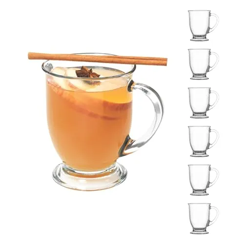 3. Anchor Hocking CafÃ© Glass Coffee Mug