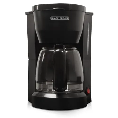 5. BLACK+DECKER 5-Cup Coffeemaker (Best Budget Coffee Maker)