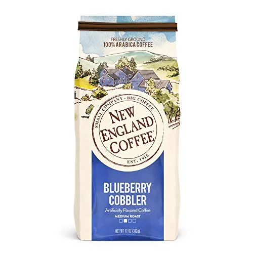3. New England Coffee Blueberry Cobbler Flavor