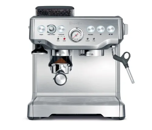 1. Breville “Barista Express” Semi-Automatic Espresso Machine