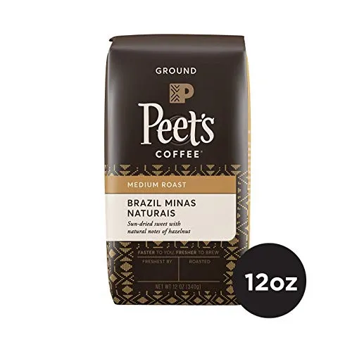 4. Peet’s Coffee Brazil Minas Naturais Ground Coffee