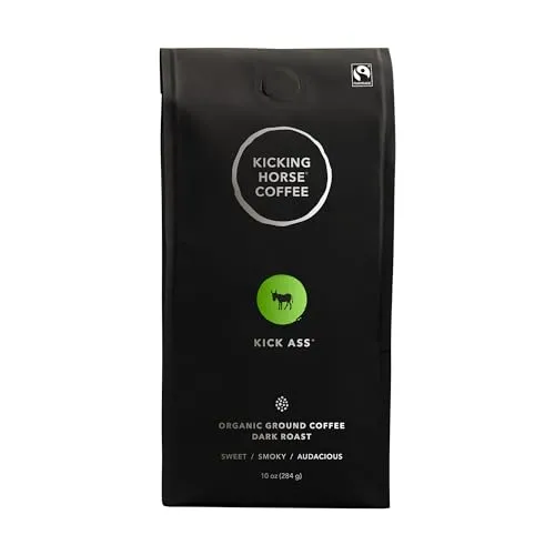 4. Kicking Horse Coffee Dark Roast Ground