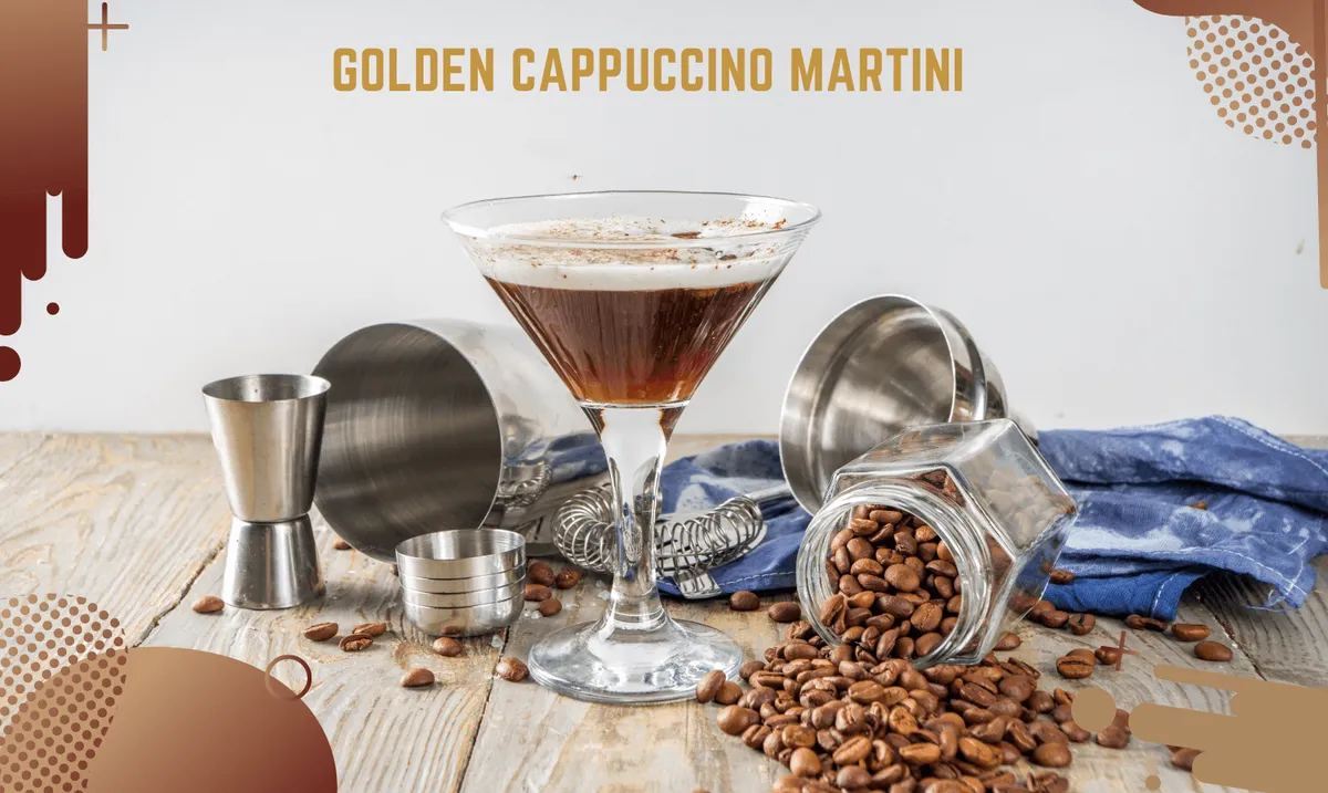 Golden Cappuccino Martini